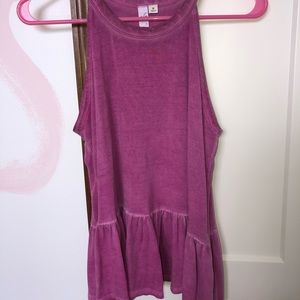 high neck tank top